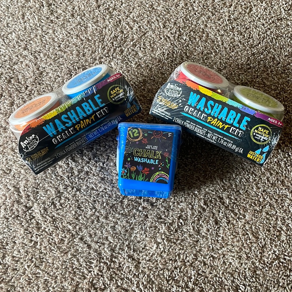 Kids washable chalk